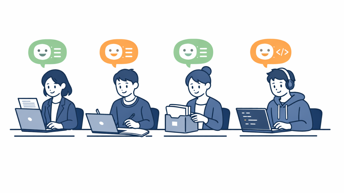 現場で本当に使われているAIツール活用事例集【総務・人事・マーケ・エンジニア別】